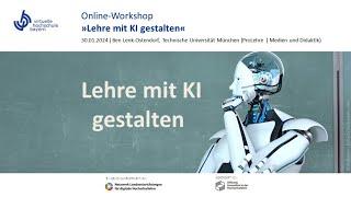 Online-Workshop zu "Lehre mit KI gestalten" - 30.01.2024 - Ben Lenk-Ostendorf