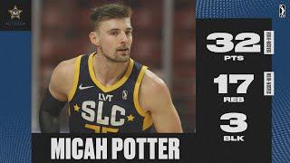 Micah Potter (32 PTS & 17 REB) And Jason Preston (25 PTS, 11 AST, 11 REB) Dominate For Salt Lake Cit