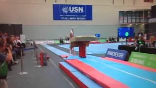 2015 School Games Jolie Ruckley WAL Vault 1 Apparatus Finals