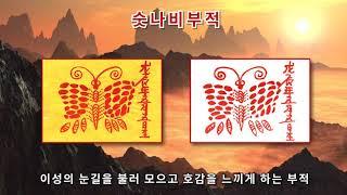 [숫나비부적] 이성의 마음을 사로잡는 대표적인 애정부적 (진언과 부적으로 소원성취)