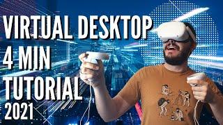 Quest 2 and Quest 3 Virtual Desktop Tutorial and Setup in Less Than 5 Minutes - Play Wireless PC VR