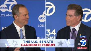 ABC7 hosts U.S. Senate Candidate Forum between Rep. Adam Schiff and Steve Garvey