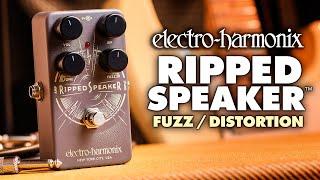 Electro-Harmonix Ripped Speaker Fuzz Pedal  (EHX Demo by TOM BURDA)