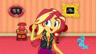 Blue's Clues and Sunset Shimmer: To Play Blue's Clues (Blue's Favorite Character from TSMBM)