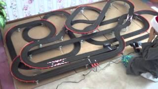 Afx giant raceway electric slot car track