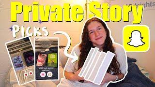 my private story picks my reads for a week | spoiler free reading vlog