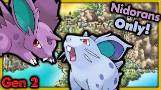 Can I Beat Pokemon Gold with ONLY Nidorans?  Pokemon Challenges ► NO ITEMS IN BATTLE