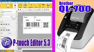 How to Setup Brother QL-700 Label Printer Driver and Label Design Tools