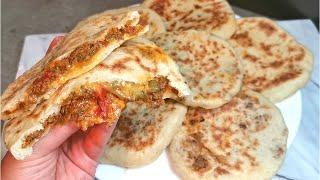 Easy Minced Meat Stuffed Bread Light as a Feather Delicious Even for Beginner # 90