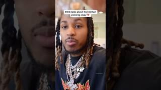 DDG talks about the chain he got of his bother that passed away