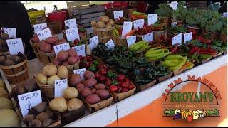 Selling Our Produce At Market