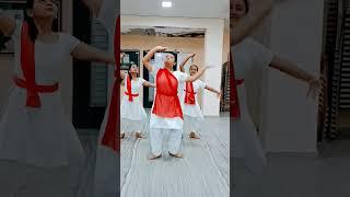 Students of Dahanu branch practicing Adavus #bharatanatyam #bharatanatyamdance #dance #viral #video