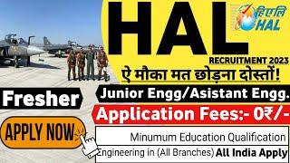 HAL Recruitment 2023 | HAL Notification 2023 | HAL Jobs 2023 | HAL Vacancy 2023 | Latest Jobs 2023