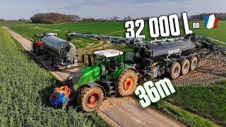  32 000 LITRES & 36 MÈTRES pour cette CITERNE GARANT toutes OPTIONS à l'ÉPANDAGE 2024 en FRANCE 