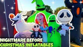 Nightmare Before Christmas Halloween Inflatables Collection 2024 Walmart & Home Depot