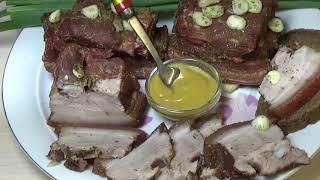 Как приготовить вкусно грудинку в луковой шелухе