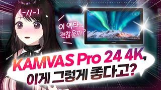 프로급 액정 타블렛 "KAMVAS Pro 24 4K" 3주간 사용해봤습니다