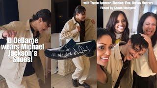 El DeBarge Wears Michael Jackson’s Shoes and Catches His Magic! With Tracie Spencer and Shanice!