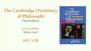 The Cambridge Dictionary of Philosophy, 3rd Edition