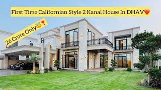 2 Kanal First Time Californian Style House In DHALahore 03217677775