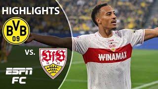 Borussia Dortmund vs. VfB Stuttgart | Bundesliga Highlights | ESPN FC