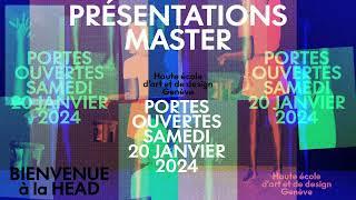 HEAD – Genève opens its doors : discover our Master 2024 programs !