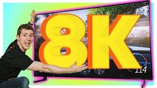 GAMING on The First 8K TV!!!!
