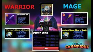 Showcasing NEW FUSION UNIT * DEMON SLIME * | Roblox : Anime Champions Simulator