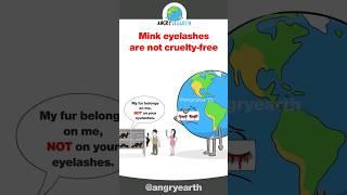 Mink Eyelashes Are Not Cruelty-Free #shorts