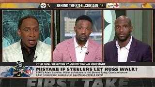 Stephen A. GOES BACK on his Steelers take ️ WE SHOULD SIGN AARON RODGERS!  | First Take