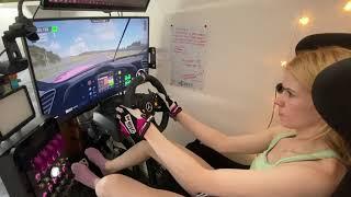 SIM RACING SETUP (Sim Racer Girl) #simracingsetup