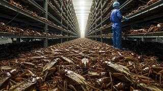 Billions Of Crickets Are Raised & Harvested, Producing Millions Tons for Meat & Protein Powder