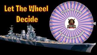 I Let The Wheel Decide My Ship and It Rewards Me in World of Warships Legends!