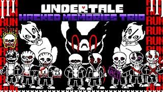 Undertale | Hacked Memories Trio | Phases 1-3 | Battle Animation