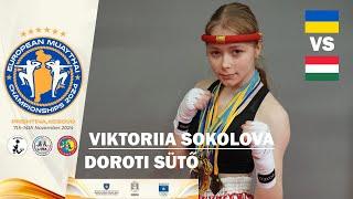  VIKTORIIA SOKOLOVA (UKR) // DOROTI SUTO (HUN), Чемпіонат Європи 2024