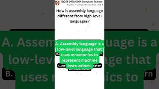 iGCSE Computer Science 0478 0984 Paper 1 Unit 4 q032 v1