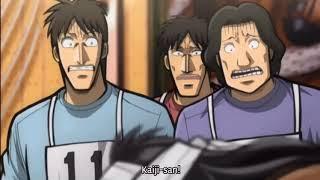 Kaiji loses his fingers (my favorite scene)￼