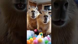 Capybara foamed up the plane. ️ #capybara #funny #plane #ai #memes #fypシ゚viral #fyp