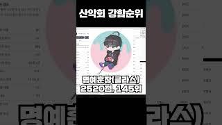 산악회 강함 순위 
