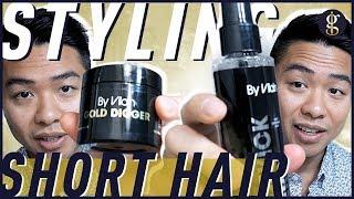 First Look: STYLING with By Vilain Gold Digger Hair Wax & Sidekick Zero