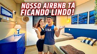 REFORMANDO NOSSO AIRBNB GASTANDO POUCO!