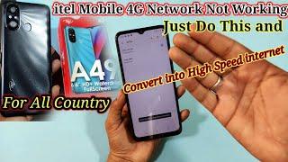 Itel Mobile internet setting | itel Mobile 4G network not working | Itel A48 ,A49 internet setting