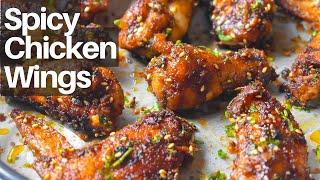 Easy , Sweet and Spicy Chicken Wings Recipe - @palatesdesire