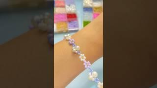 Blue bracelet #beadsbracelet #jewelrytutorial #diyjewelry #handmadejewelry #beaded-bracelet #shorts