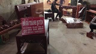 công tác bọc hàng bàn giao cho khách / đồ gỗ thành quyên 0852064959