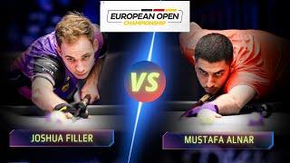 JOSHUA FILLER VS MUSTAFA ALNAR | 2024 EUROPEAN OPEN #billiards #nineball #9ballpool #highlights