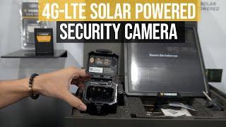 4G-LTE Live View Security Camera With External Solar Panel: PIPL Systems with VOSKER