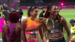 Britanny Brown Beats Favorite Gabby Thomas At 200M Athlos NYC Event 2024