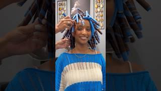 flexi rod hair transformation #hairstyle #hairtransformation