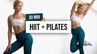 30 MIN sweaty HIIT + PILATES INSPIRED Home Workout - No Equipment